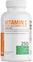 Vitamin C 1000 mg Premium Non-GMO Ascorbic Acid - 250 Tablets for Immune System Support