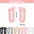 Sibba 5 Pairs Orthopedic Toe Compression Socks, No Show Five Finger Toe Separator Socks for Bunion, Low Cut Liner