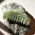 Natural Jade Comb for Head Massage, Guasha Stone Scraping Hair Comb, Scalp Care Tool for Relaxation Therapy