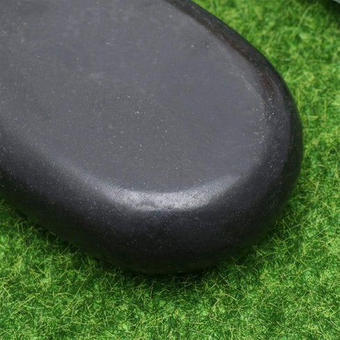 Essential Oil Set with 2pcs Hot Massage Stones, 8 * 6cm Flat Side for SPA
