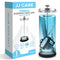 JJ CARE Disinfectant Jar (35oz), Barber Jar Glass, Implement Disinfectant Container with Stainless Steel Removable