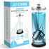 JJ CARE Disinfectant Jar (35oz), Barber Jar Glass, Implement Disinfectant Container with Stainless Steel Removable