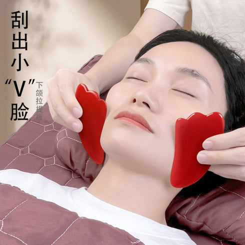 Piegricdiat Set Portable Massager Natural Facial Gua Sha Scraping Massage Tool, Neck, Shoulder Back Massager Natural