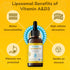 Nuvamin Liquid Liposomal Vitamin A & D3 Drops with K2, 800 IU/mL, 2 Fl.Oz (60ml), 120 Daily Serving, Lemon Flavor