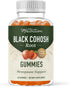 Black Cohosh Gummies for Women, Menopause Relief for Hot Flashes, 50mg Black Cohosh Root Extract, 60 Gummies