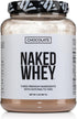 Naked Whey Chocolate Protein Powder - 3 Ingredients, Grass Fed, Organic, Gluten Free - 24 Servings