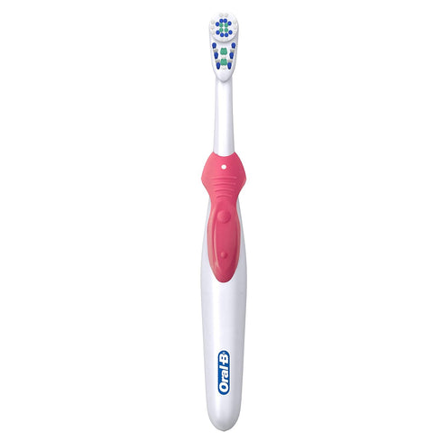 Pack 3 Oral-B Complete Action Deep Clean Battery Power Toothbrush to Remove Plaque between Teeth