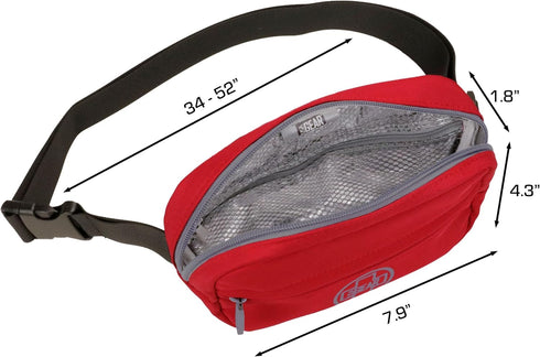 Pack Pack Ozempic, USA Gear Medical Fanny - Adjustable Waist with Insulated Interior, Elastic Straps, Zippered Pocket