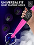 Premium Ice Pipe Hookah Hose Set, Pink Ice Hookah with 2 Reinforced Cooling Packs, Soft Grip, Mouthpiece Accessory Set