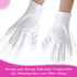 Paxcoo 12 Pairs XL White Cotton Gloves - Dry Hand Moisturizing Cosmetic Eczema Hand Spa and Jewelry Inspection