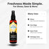 Lumi Outdoors Natural Shoe Deodorizer Spray & Odor Eliminator - Essential Oil Fresh Citrus Tea Tree Odor Eater