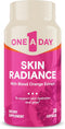 One A Day Skin Radiance, 30 Capsules for Skin Hydration & Glow with Blood Orange Extract & Collagen