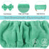 Shintop Soft Makeup Headband with Cute Bow, Elastic Spa Headband for Skincare and Facial Mask, Pea Green