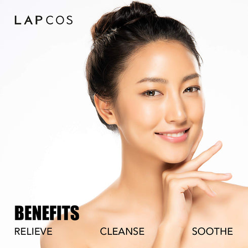 LAPCOS Tea Tree Sheet Mask, Daily Soothing Face Mask, Treats Acne & Clears Pores, Korean Beauty 5-Pack