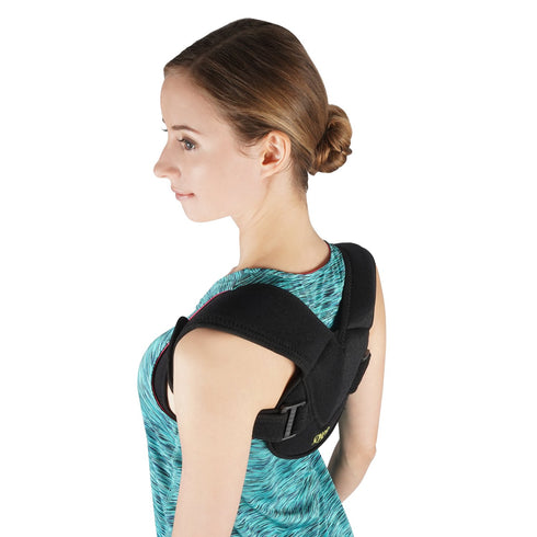 Soles Adjustable Clavicle Bandage, Flexible, Breathable Neoprene, Unisex, Improves Posture & Osteoporosis
