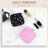 Period Bag for Teen Girls, Canvas Sanitary Napkin Storage Bag with Zipper, Portable Menstrual Pad Bag Tampon Holder