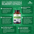 Zazzee USDA Organic Bilberry 20:1 Extract 6000 mg Strength, 120 Vegan Capsules, 4 Month Supply