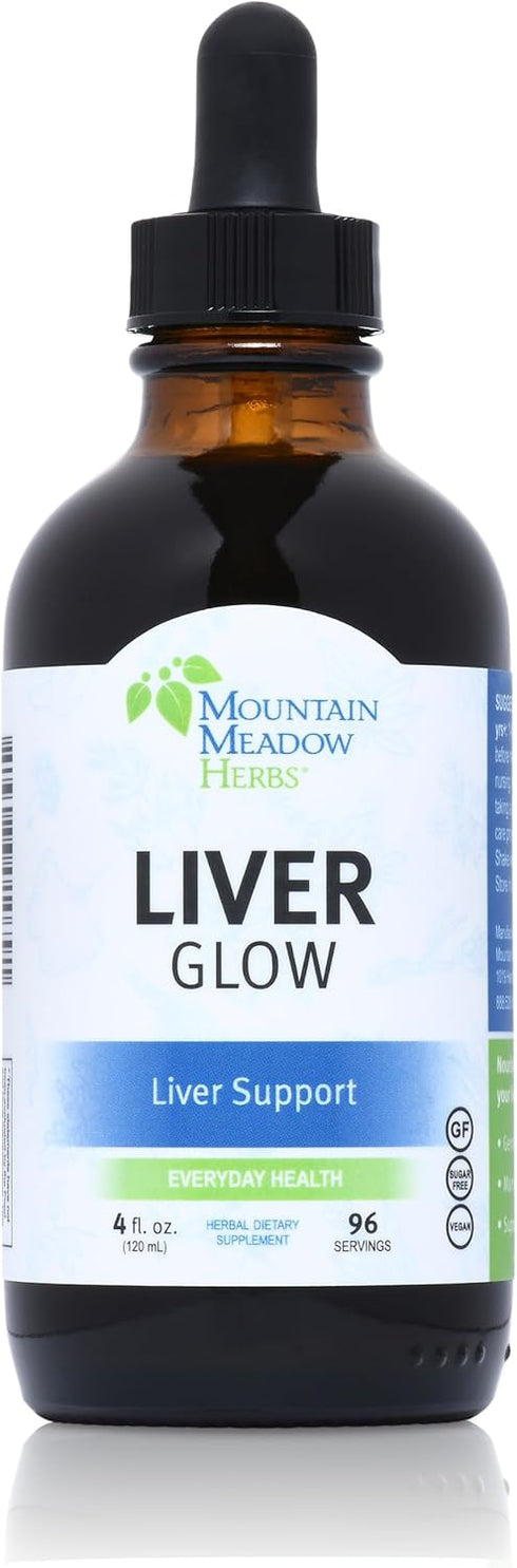 Mountain Meadow Liver Glow Original Formula - Advanced Detoxifier for Liver Health - 4 oz for a Happy Liver