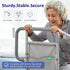 Xentrawave 350 LBS, Bed Rails for Elderly Adults, ASTM Approved Bed Assist Rail with Dual Non-Slip Handles for Easily