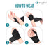 GLORIFIED Carpal Tunnel Wrist Brace, 2 Pack Adjustable Wrist Support Brace for Sports, Tendonitis Pain Relief, Unisex