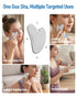 Set, 3-in-1 Yeamon Gua Sha Facial Tools & Massager Stainless Steel Skin Care Tools for Face and Body, Head Massage