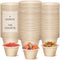 4oz Small Paper Bowl, 150 Pack Disposable Chili Bowls, Compostable Bagasse Fiber Bowls for Condiments