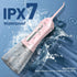 molux 320ML IPX8 Water Dental Flosser Pick for Teeth Portable Oral Irrigator Rechargeable Travel Irrigation Cleaner