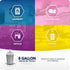 Color Scents Medium Trash Bags - 8 Gallon, 45 Bags in Fresh Air Scent with Microban