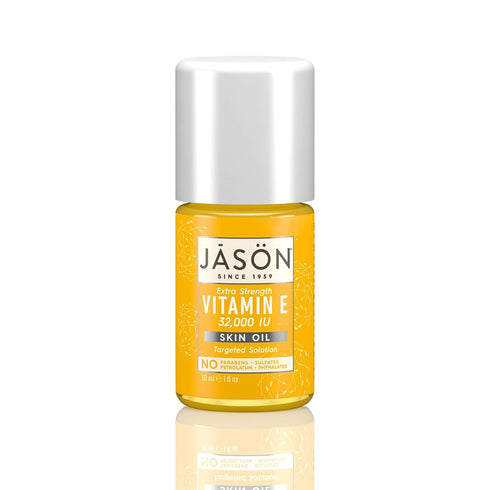 Jason Natural Vitamin E 32,000 IU Extra Strength Skin Oil, 1 fl oz, Targeted Solution