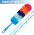2 Pack 22-Inch Rainbow Reusable Microfiber Dusters,Bendable and Washable Feather Duster for Everyday Cleaning in Home, Library, Office, Car, and More