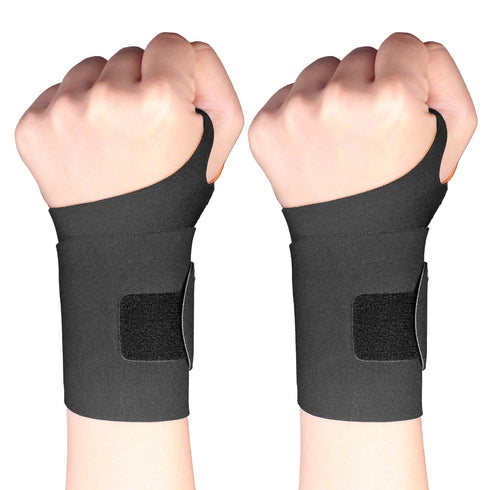 Ultra-Thin Wrist Brace Support for Carpal Tunnel, Pain Relief, Elastic Wrist Wraps for Fitness
