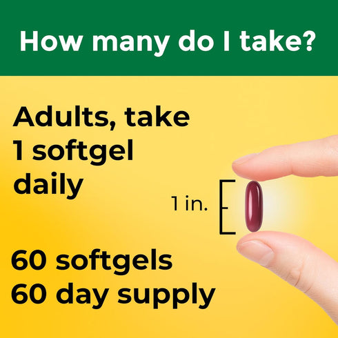 Nature Made Extra Strength Magnesium Oxide, 400 mg, 60 Softgels, 60 Day Supply