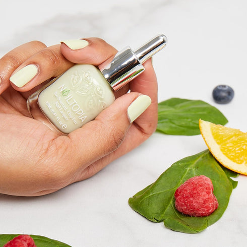 Nailtopia Juice Cleanse Plant-Based Chip Free Nail Lacquer - Non Toxic, Long-Lasting, Strengthening Polish - 0.41oz