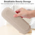 Travel Makeup Brush Holder, Upgrade Khaki Silicone Cosmetic Face Brushes Case, Magnetic Anti-fall Out Makeup Tools