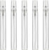 SAVITA 5PCS 10ml Clear Spray Bottle Refillable Perfume Atomizer, Small Fine Mist Glass Containers for Essential Oils