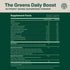Proper, The Greens Daily Boost Organic Greens Powder. Whole Food, Apple Flavor Veggie Powder Superfood with Wheatgrass