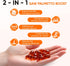 hanachi 2 1 3000mg 300 (1) Pumpkin Seed Oil Capsules, in Pumpkin Seed Oil with Saw Palmetto for Hair, Pure & Natural