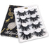 MIKIWI 25mm Dramatic 6D Faux Mink Lashes, Fluffy Volume Eyelashes, Thick Crossed Lashes (6D4-05)