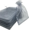 100pcs 4x6 Inches Drawstrings Organza Gift Candy Bags - Wedding Favors (Gray)