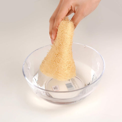 Natural Loofah Sponges, 4 PCS Organic Luffa Bath Shower Sponge, Exfoliating Body Back Scrubber for Daily Care