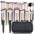 MAGEFY 22 Pcs Professional Premium Synthetic Makeup Brush Set with Case (Blackgold)