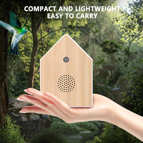 Singing Bird Box Bird Chirping Sound Box Motion Sensor Noise Machine White Noise Sound Machine for Bathroom