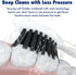 Replacement Electric Toothbrush Heads for Fairywill, Sonic-FX, SnapWhite, Pack of 8, Soft Nylon Charcoal Bristle