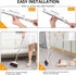 Set 1-Pack Broom and Dustpan with Long Handle, Light Weight Stainless Steel Poles Stand Upright Dustpans with Broom
