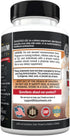 Organic Lions Mane Supplement Capsules, 90 Count, 2100mg for Memory and Focus