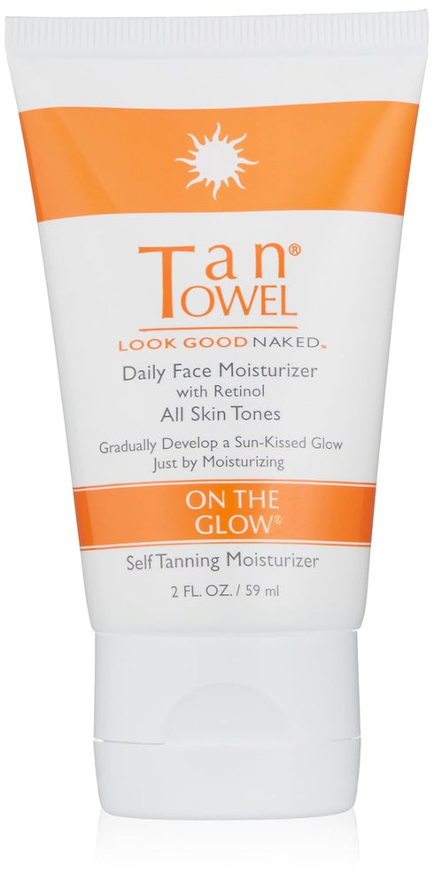 TanTowel On The Glow Daily Face Moisturizer with Retinol, 2 oz