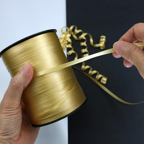 GIFTEXPRESS 500 Yards Gold Curling Ribbon for Gift Wrapping, Balloon String, Party Decorations, Art Crafts, Holiday