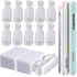 Teenitor Gel Nail Remover Kit with 10pcs Gel Clip Remover, Nail Files, Buffer Block, Cuticle Peeler, Cotton Pads
