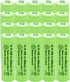 Solar Light AA Ni-MH 600mAh 1.2V Rechargeable Batteries for Solar Lights (20 Pack)