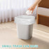YUFDA 4 Gallon Trash Bags, 110 Count, Small Trash Bags for Bathroom, White, Point-Break Design